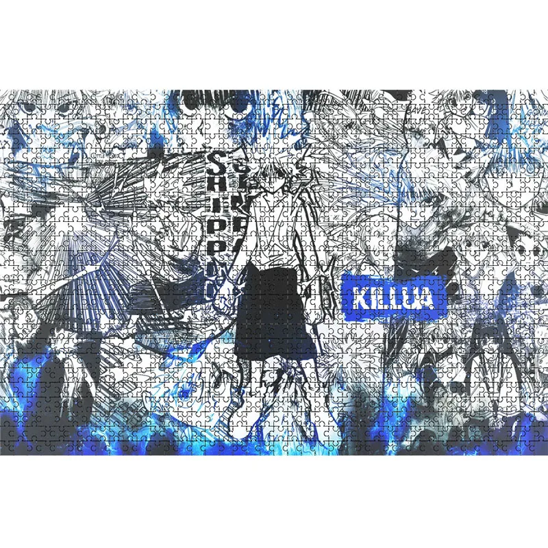 1000 Piece Aniame HUNTER×HUNTER  Jigsaw Puzzles Wooden Killua Zoldyck Puzzles For Adults Children Educational Toys Gifts 6