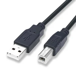 High-Speed USB 2.0 A to B Printer Cable - 1m/1.5m Length - 1m