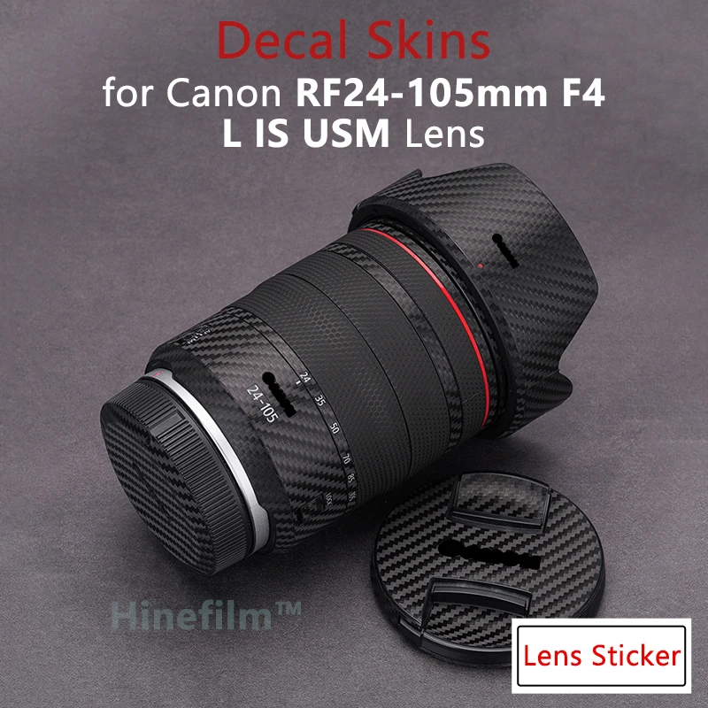 Per Canon Rf24-105 F4 Lens Premium Decal Skin Per Canon Rf24-105 F4 L Is Usm Lens Protector 24105 Cover Film Wrap Sticker