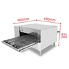 Chain Pizza Oven Tracked Pizza Oven Electric Commercial Oven Digital Display Automatic Baking NP-10 5