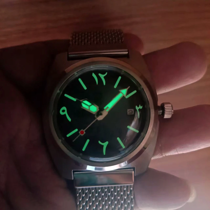 Orologi Arabi Meccanici Movimento Miyota Orologio Da Polso Uhr Dome Glass Vintage Orologio Svizzera Dubai Luxury Clock