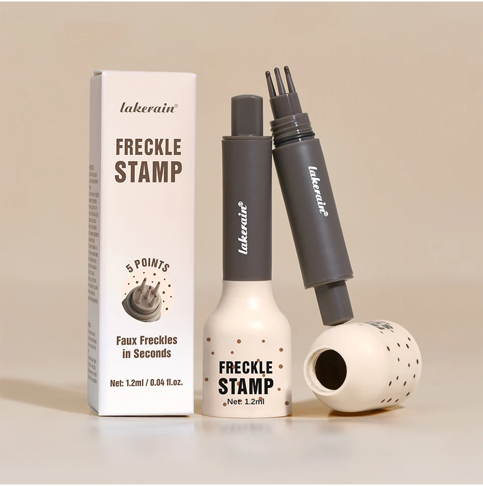 Flüssige Luft Kissen Sommersprossen Stempel Stift Fünf-punkt Kopf Sommersprossen Natürliche Simulation Gefälschte Dot Spot Stift Wasserdicht Dauerhafte Make-Up – Detail 11
