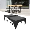 Outdoor Courtyard Patio Waterproof Dust-proof Table Tennis Table Cover Black 280x153x73cm Outdoor Tennis Table Cover Table Cover 6