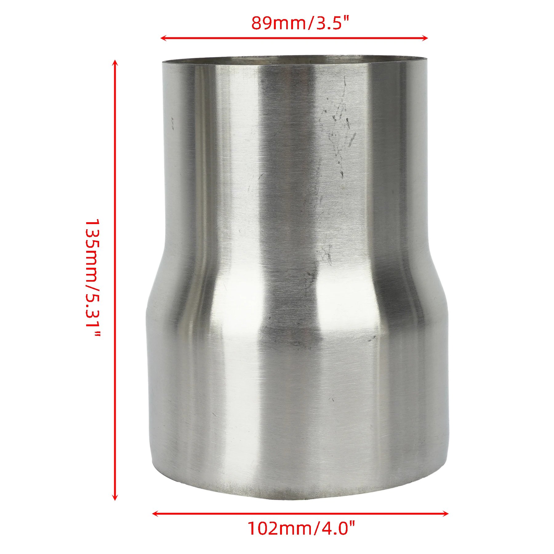 Universal Stainless Steel Exhaust Reducer Connector Pipe Adapter