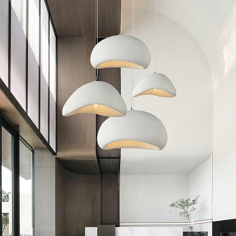 

Modern Minimalist Pendant Lights Japanese Wabi-Sabi Chandelier Dining Living Room Bedroom Bar Designer Homestay Hanging Lamp