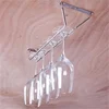 New Red Wine Glass Goblets Hanger Rack Upside Down Stemware Home Bar Pub Holder Stainless Steel Shelf Organizer 4