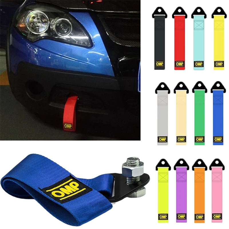 Car Tow Cable Car Towing Rope High Strength Nylon Towing Strap Auto Trailer Accessories