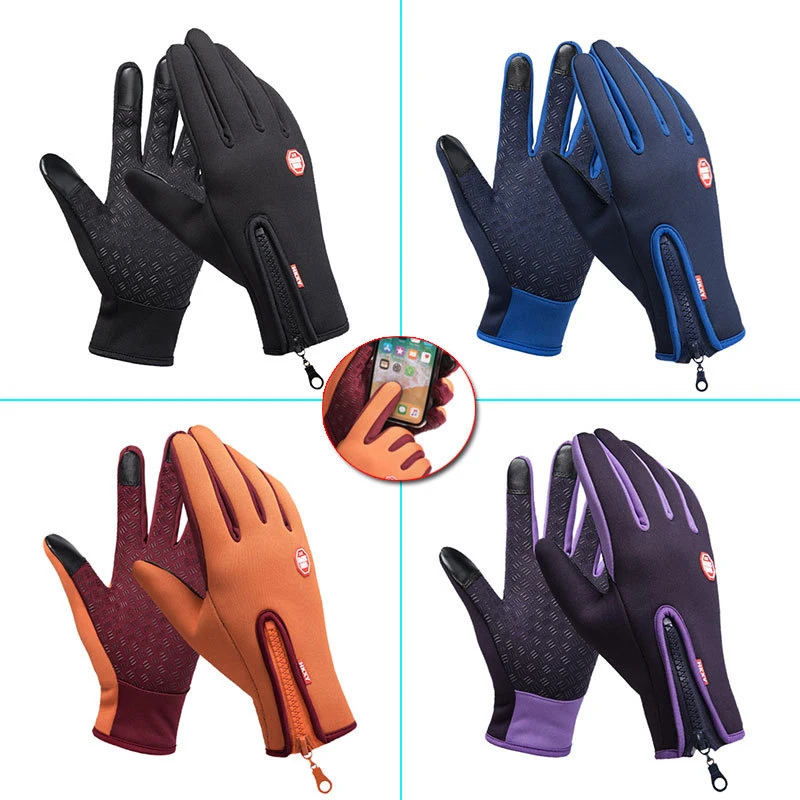 

Touchscreen Winter Thermal Warm Full Finger Gloves Unisex for Outdoor Sports Cycling Bicycle Ski Camping Motorcycle Full Finger