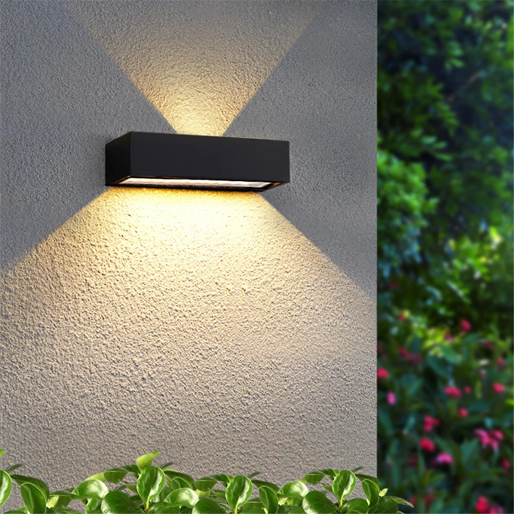 Lampe d'extérieur étanche en verre alliage d'aluminium pour jardin balcon  couloir