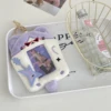 3 Inch Kpop Photocard Holder Keychain Kawaii Cardholder Plush Devil Cover Cute Aesthetic Photo Sleeve 4