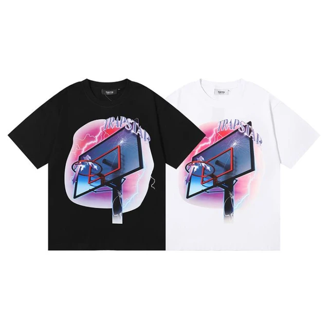 High Quality 1:1 Basketball Hoop High Definition Trapstar T Shirt