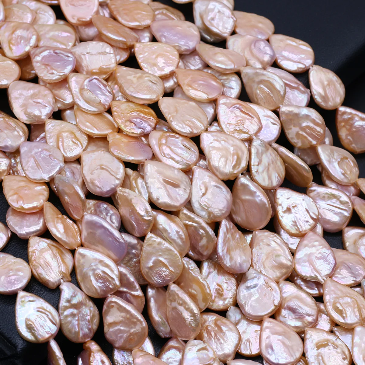 Baroque Freshwater Pearl Water-Shape Pink And Purple Beaded For Jewelry Making Diy Bracelets Necklaces Accessories Gifts 10×20mm