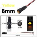 8mm-Yellow LED