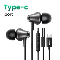 High-Fidelity Wired In-Ear Earbuds with Microphone (USB-C port)