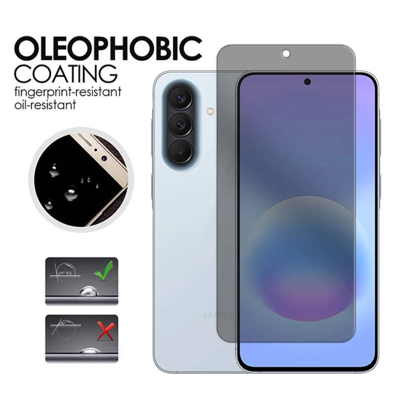 Premium Anti-Spy Privacy Tempered Glass Screen Protector with Full Adhesive