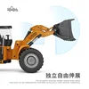 WLtoys 14800 2.4G 1:14 Simulation Remote Control Alloy Bulldozer With Light Remote Control Engineering Car Model Toys For Kids 3