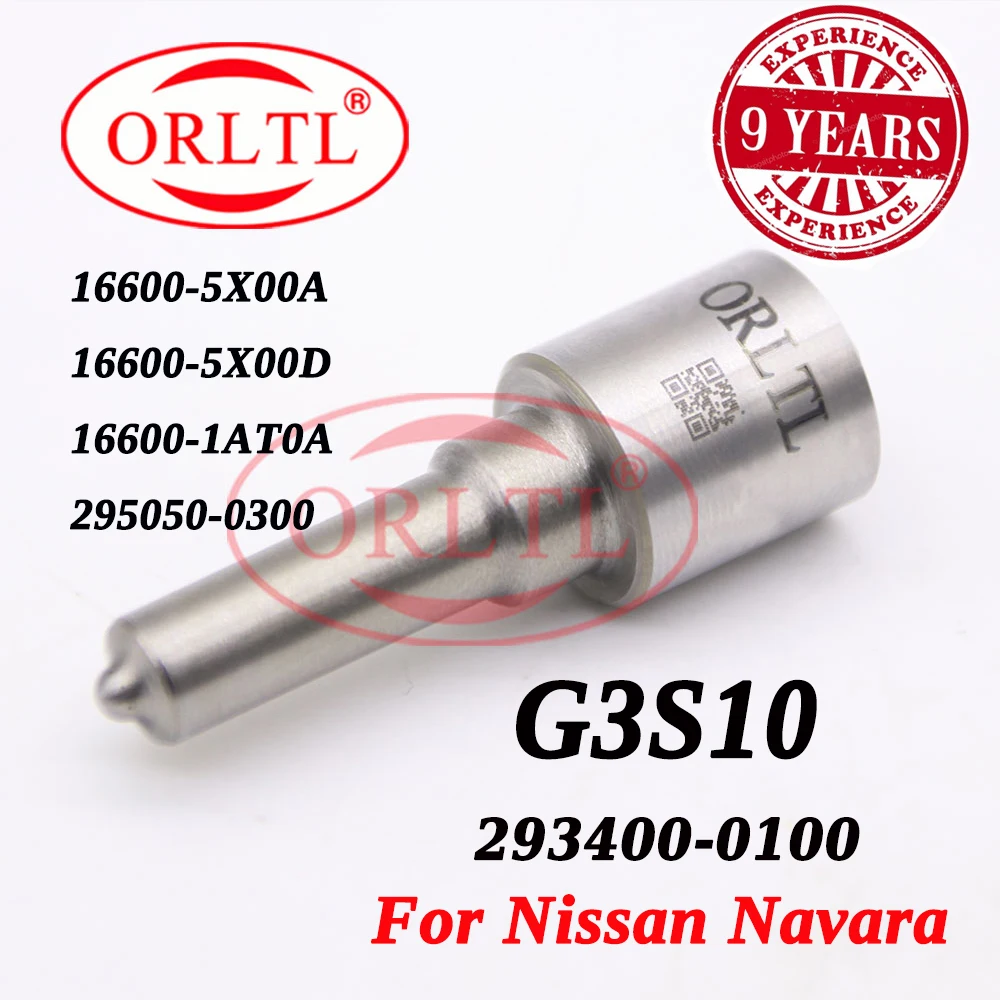 

Форсунка дизельного инжектора ORLTL G3S10 293400-0100 для Nissan Navara 2.5d 16600-5X00A 295050-0300 295050-0301 DCRI300300