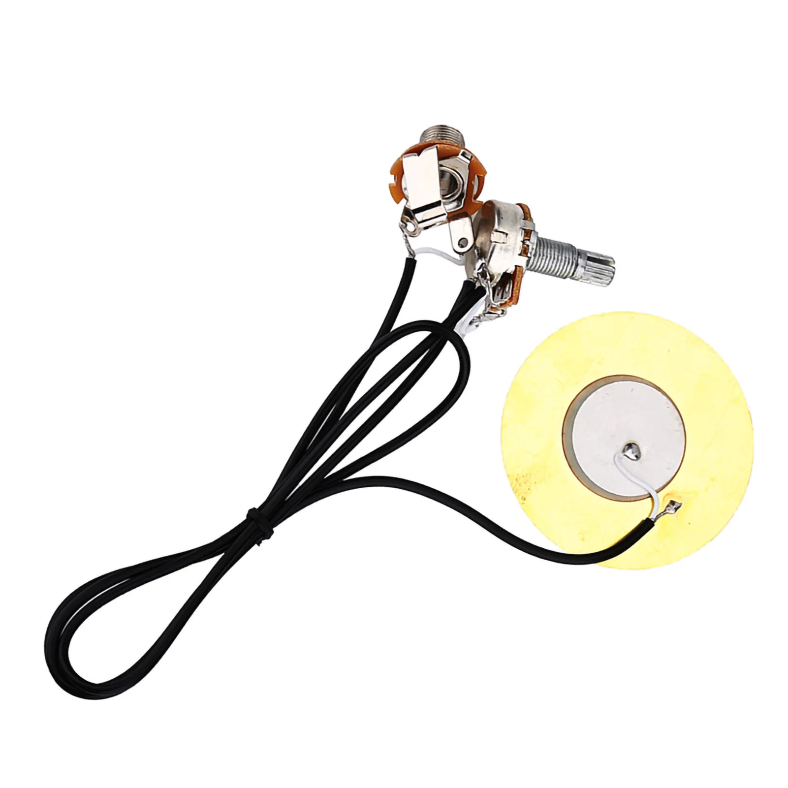 50 mm Metall-Tonabnehmer, Piezo-Wandler, vorverkabelter Verstärker, Pick-up für Gitarrenzubehör, Gitarren-Tonabnehmer, vorverdrahteter Tonabnehmer, Piezo-Tonabnehmer – Detail 7