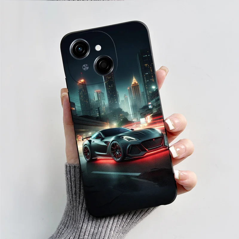 Black Myth Wukong Shockproof Silicone Phone Case - Tecno Spark Go/Pop Series