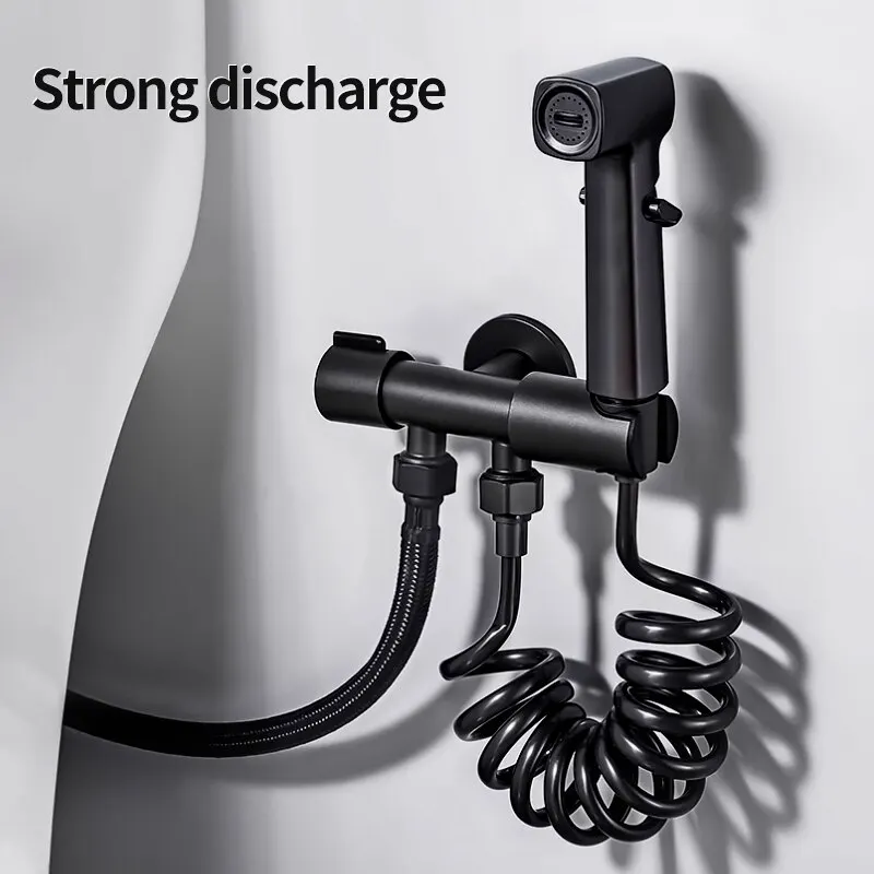 Toilet Flushing Gun Household Toilet Flushing Gun Faucet Washer Toilet Flushing Gun Bidet Sprayer Head Companion High-Pressure Bidet