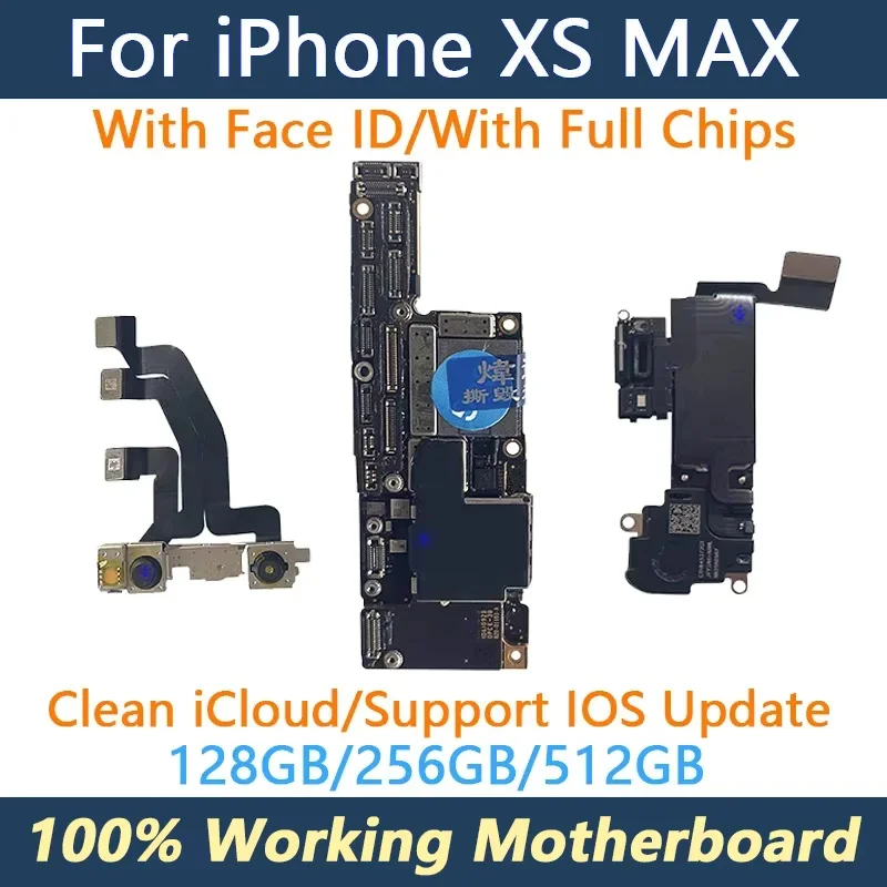 100% 작동 무료 클린 iCloud 마더보드, 페이스 ID 잠금 해제 로직 보드, ..
