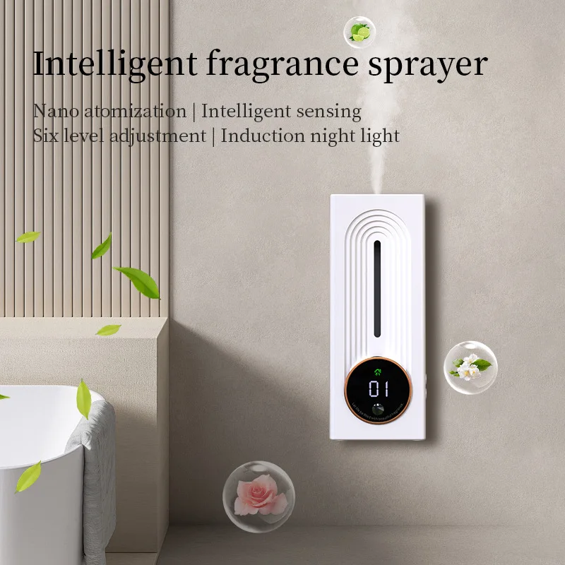 Nuovo Diffusore di Aromi a Parete con Sensore 2026, Spruzzatore Automatico di Aromi, Diffusore Intelligente - immagine 2