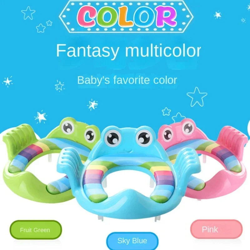 Baby Toilet Seat Child Safety Seat Child with Hand-held Toilet Seat Outdoor Travel Training Baby Toilet Cushion 2