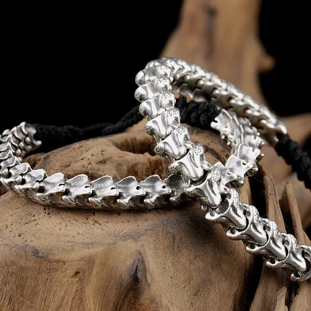 The Silver Antique Open Bracelet — KO Jewellery