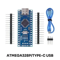 Type-C / Mini / Micro USB Nano 3.0 With the bootloader compatible Nano controller for arduino CH340 USB driver 16Mhz ATMEGA328PB - Image 3