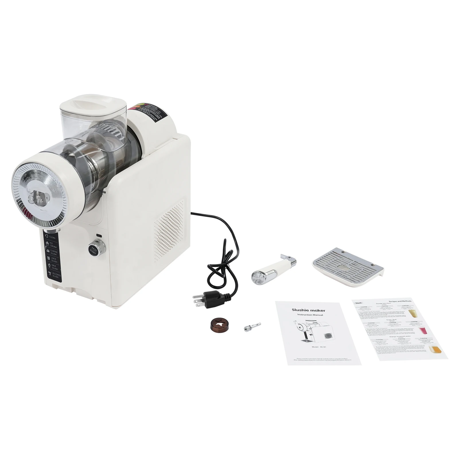 Frozen Dink Machine with 5 Modes Shaved Ince Machine for Home Self-Cleaning 0.48Gal Capacity for Milkshake Ice Cream