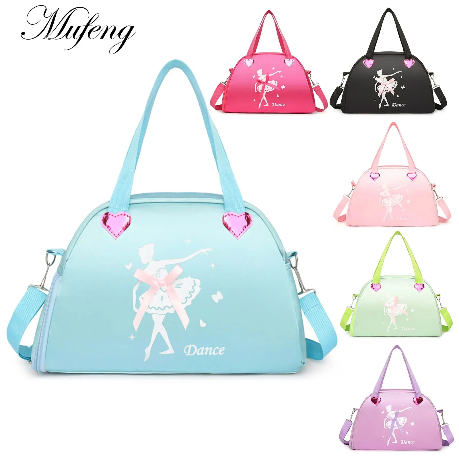

Ballet Dance Bags Handbag Pink Girls Lovely Backpack Baby Package Ballet Bag Handbag One Shoulder Bag Waterproof Princess Bag