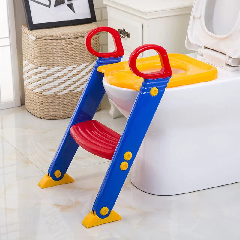 Kinderen Wc bril Baby Wc Opvouwbare Rack Stap Kruk Wc Ring Ladder Wc Thuis Badkamer Accessoires| | - AliExpress