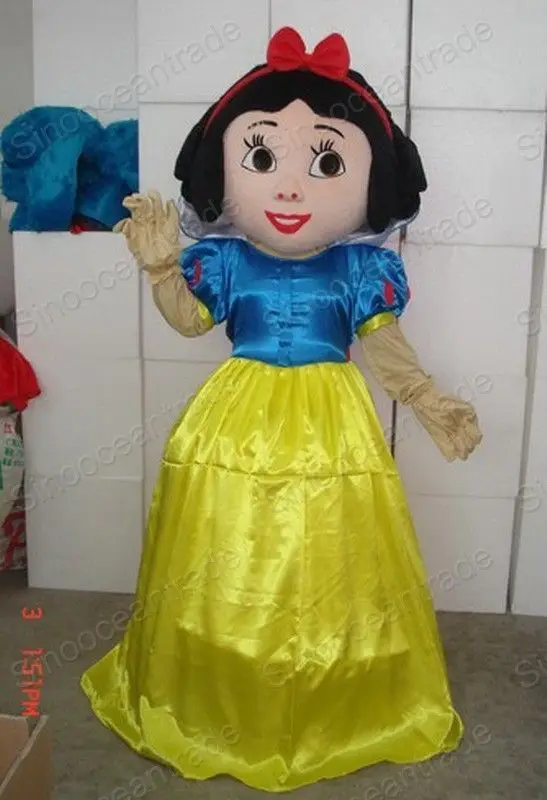 Adult Foam Cute Girl Fancy Cartoon Mascot Costume Plush Christmas Fancy Dress Halloween Mascot Costume