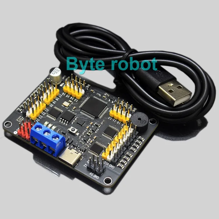 Servo Control Board Robot Servo Controller with PC and Ps2 Remote Control Kit for Multi Dof Robot arm 32/24/16 Channel