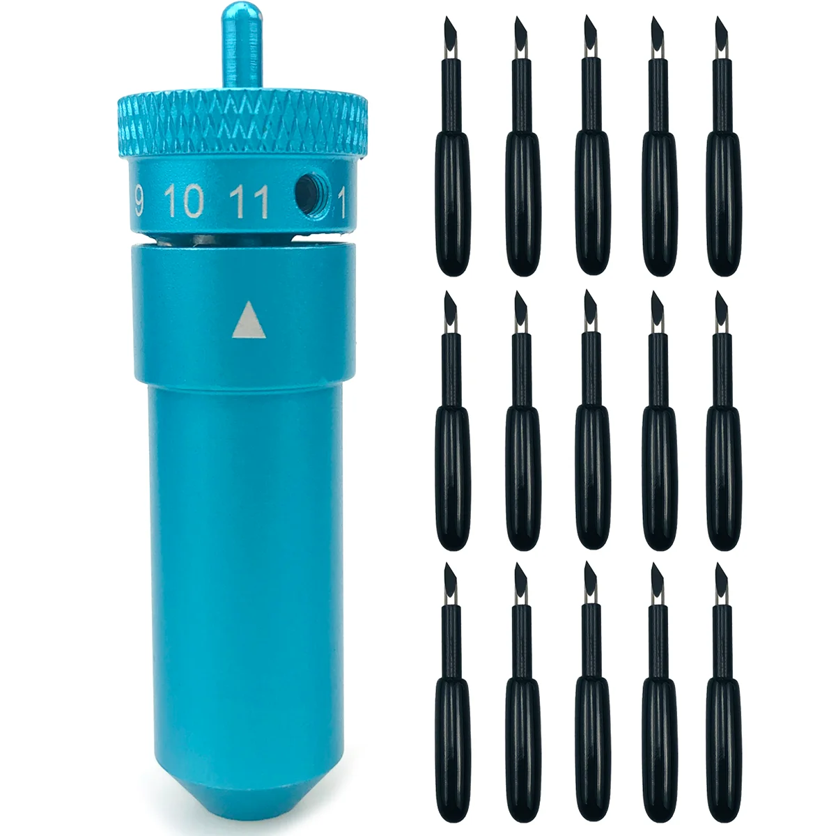 15Pcs Plotter Deep Point Deepcut Blades E 1Pc Holder Per Graphtec Silhouette Cameo 3 2 1 Cb09 Cb15 Smooth