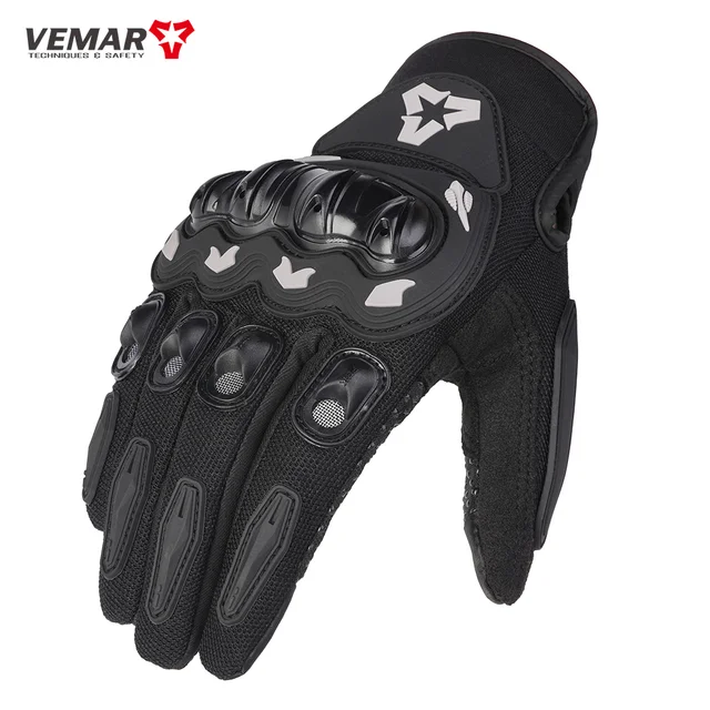 Gants de moto d'été pour hommes et femmes, doigt complet, écran tactile, gants de course de motocross, vélo Hurbike, cyclisme, isotM-XXL, 2024 4