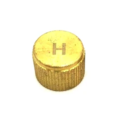 Air Conditioner Dust Cover Valve Caps (Copper H)