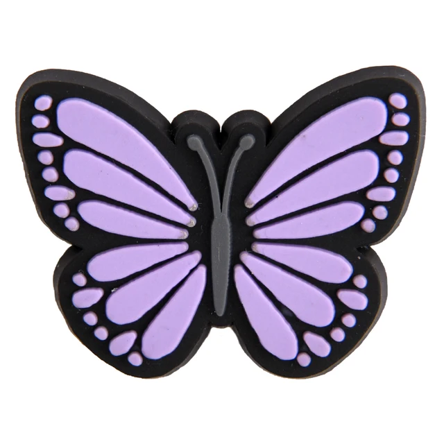 New Arrival 1 Pieces Colorful Rainbow Croc Shoe Charms Yellow Duck Cartoon Shoes Decorations Butterfly Animals Earth Accessories p7020