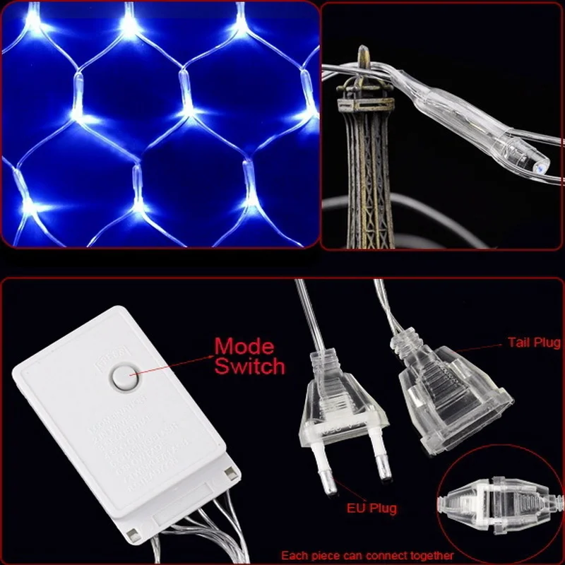 Рисунок 3 - Синяя 1,5*1,5 м 100 Светодиодная