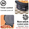 Electric Pizza Machine 1500W Cake Donut Walnut Cooking Kitchen Appliances Breakfast Waffles Machine Non-stick Iron Pan Sonifer 5