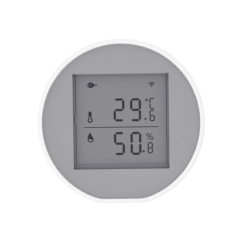 Tuya WiFi Temperature Humidity Sensor LCD Digital Display Thermometer Sensor 55d