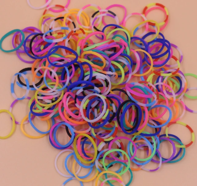 600pc DIY Toys Rubber Loom Bands Set Kid DIY Bracelet Silicone