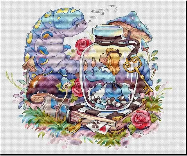 

Набор для вышивки «Девочка в боте» 44-40