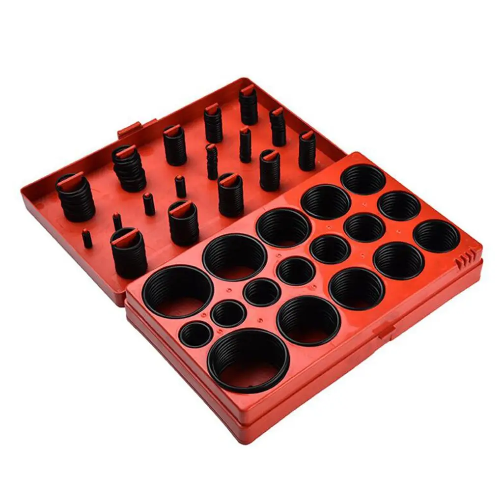

419Pcs Rubber O Ring Oring Repair Fix Box Nitrile Rubber Seal Plumbing Gasket Garage Assortment Set