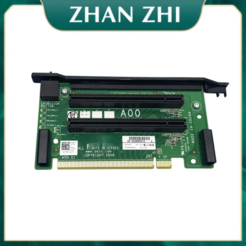 

FOR Dell Poweredge R715 R810 R815 Riser Board PCI-E Expansion Riser Board Card J222N 0J222N Server Expanding Board