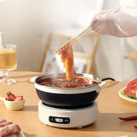 220V 1.2 L Electric Cooking Pot Portable Multi Cooker Dormitory Travel Folded Rice Cooker Split Hot Pot Electrical Capabilities 2