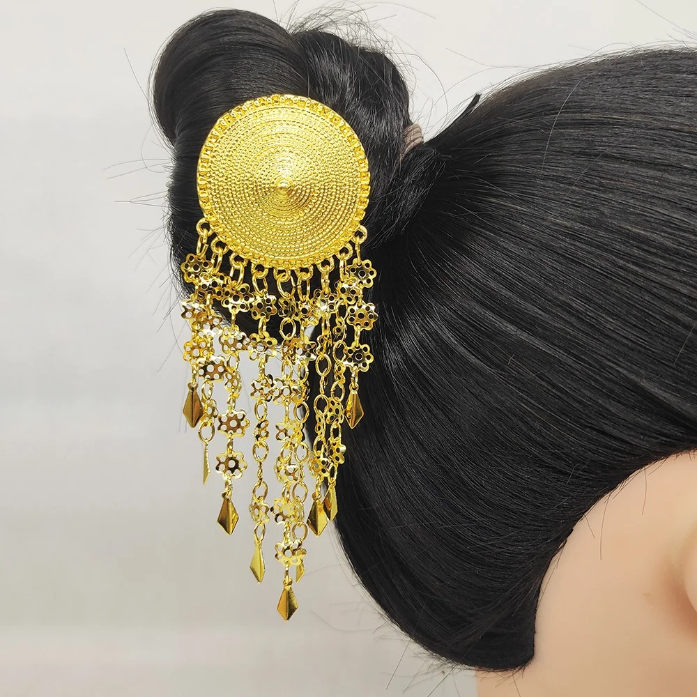 Thai Ethnic Style Bamboo Hat Shape Hair Sticks Tassel Alloy Retro Hairpins  Yunan Dai Daily Golden Plated Hair Accessories| | - AliExpress