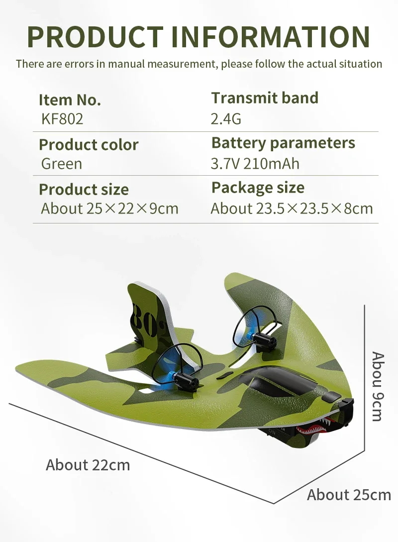 2CH Mini RC Flugzeug 2,4G Starrflügel Fernbedienung Segelflugzeug Professionelle Flugzeuge mit LED-Leuchten Flugzeug Modell Spielzeug für Kinder – Detail 25