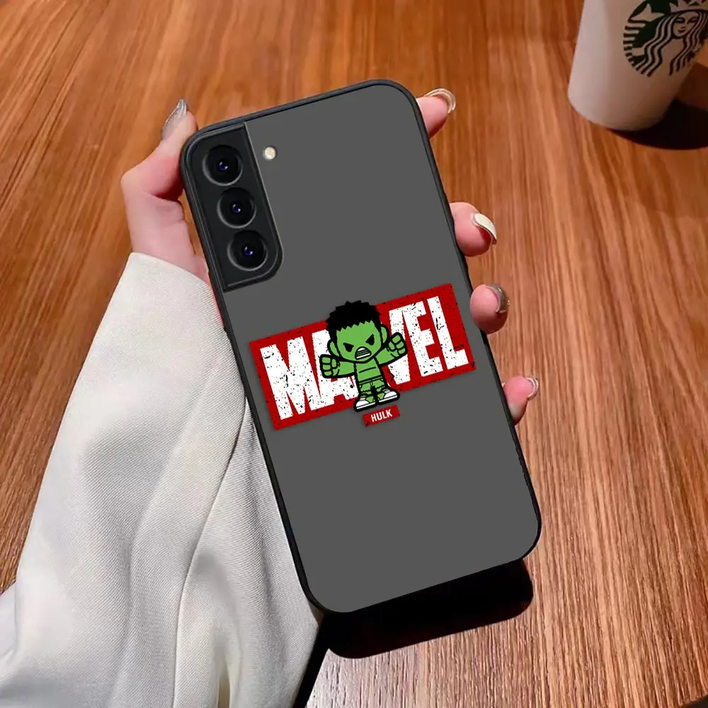 thumbnail image 1 of Matte Case for Samsung Galaxy S23 S22 S21 S20 S10 4G S9 Plus ULTRA 5G LITE Case Funda Shell The Handsome Marvel Avengers Cartoon, 1 of 5