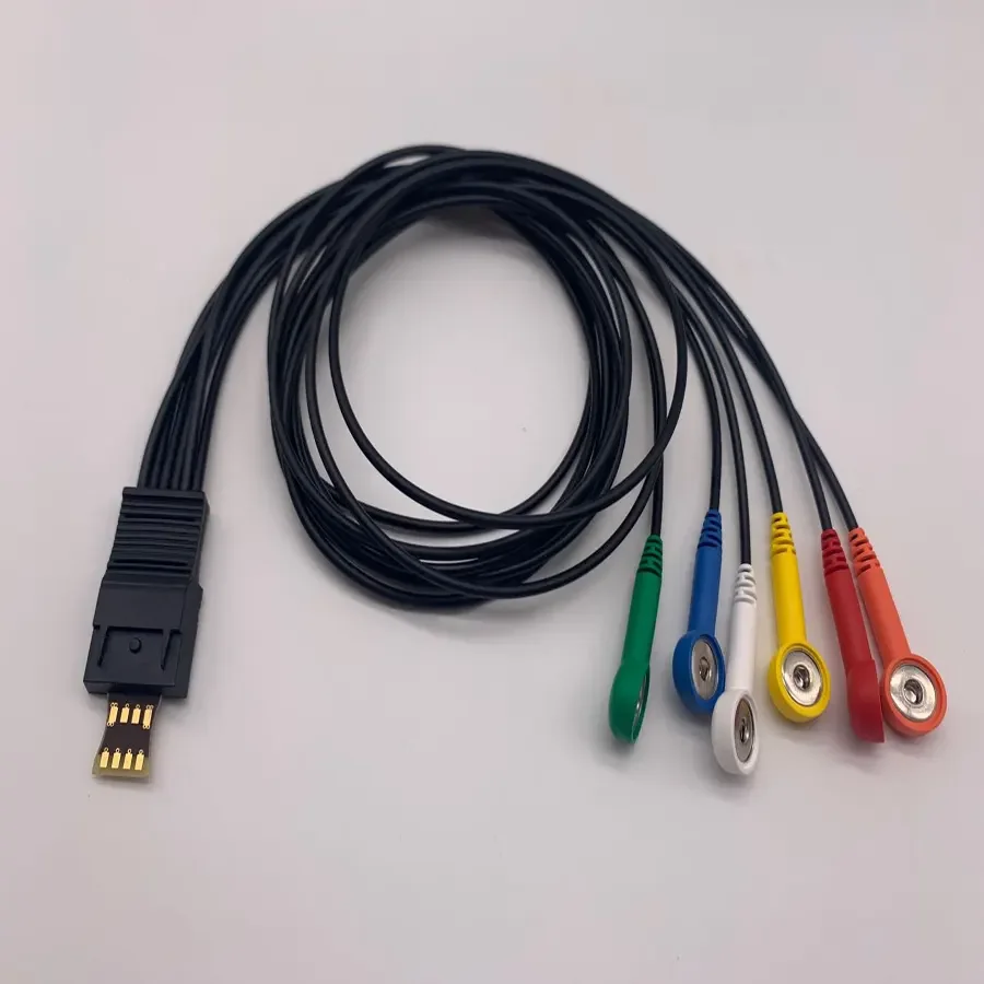 

4/6 lead MT-101 Schiller ecg holter cable
